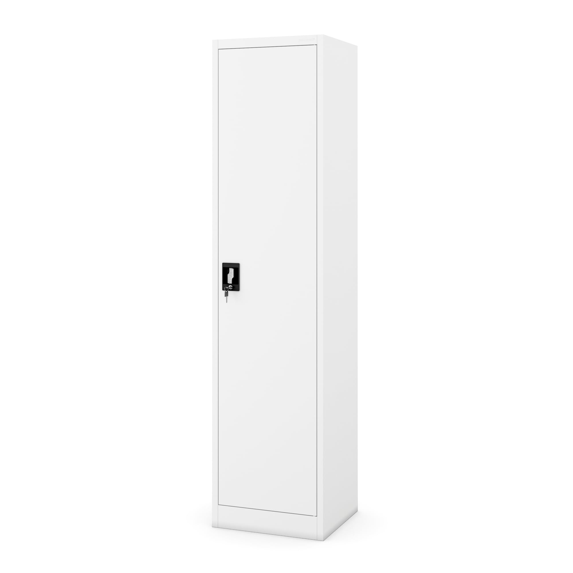Jan Nowak Armoire métallique Bureau verrouillable pour Documents et Archives Professionnelles Armoire à dossiers Acier pour Entreprise Administration école Atelier Rangement A4 185 x 60 x 45 cm