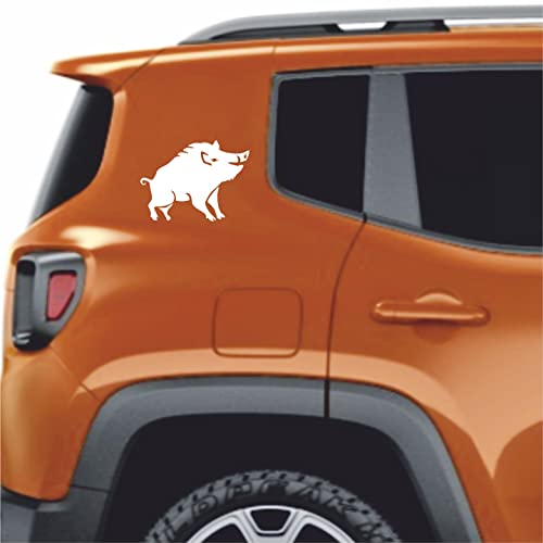 ADESIVI CINGHIALE, KIT 2 Adesivi caccia, per