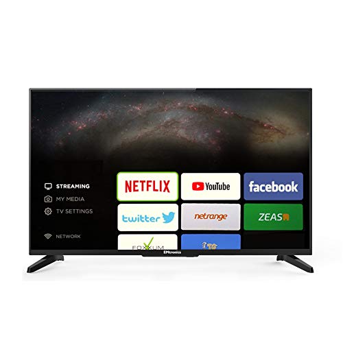 EMtronics 32" Inch HD Smart TV with Wi-Fi, Freeview T2, 3x HDMI,...