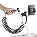 Toilet Bidet Sprayer, Hand Sprayer Attachment Hose, Cleaning Tool with Ergonomic Handle, Water Saving Bathroom Accessory, 118.11 inches Pet and Baby Wash for Shower Solution