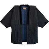 HANTEN (Cotton jacket made in Japan Kimono-style)*Import*Japanese clothes size Men's (Medium, 76)