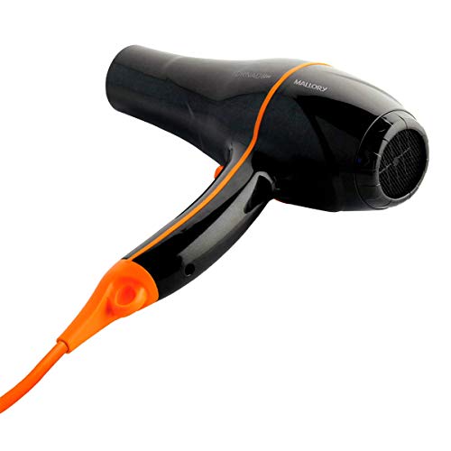 Secador de Cabelo Profissional Mallory Tornado 127v Preto