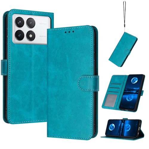 �X�}�z�P�[�X �Ή��@�� for Redmi K70E,�Ή��@�� for Xiaomi Poco X6 Pro 5G �}�O�l�b�g���� �t���b�v�X�^���h �J�[�h�X���b�g �ϏՌ� PU���U�[ �E�H���b�g�J�o�[ Green