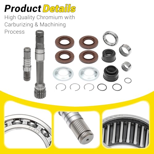 Keriolee Right Front Differential Axle Intermediate Shaft Kit, CV Inner Axle Shaft Rebuild Kit fit for 2012-2021 Dodge Ram1500, Part# 68146594AB 68257421AF 4WD AWD Right Stub Shaft Set, Pack of 19 by keriolee - Image 6