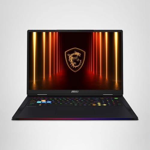 MSI Raider 18 HX AI A2XWIG-270FR: Intel Core Ultra 9 285HX - 64GB DDR5 - SSD 4TB - Nvidia RTX 5080 16GB - 18' UHD+ Miniled 120Hz - Windows 11 Professional
