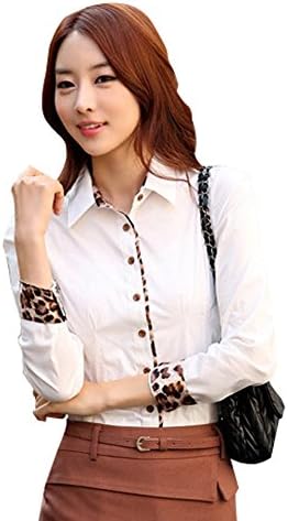 URBANFIND Women's Plaid Patched Slim Button T Shirts