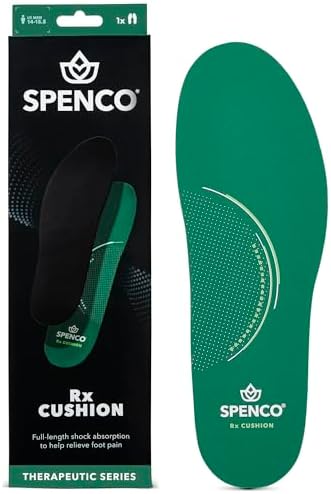 Spenco Rx Comfort Thin Lightweight Cushioning Orthotic Shoe Insole, Women's 5-6.5