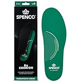 Spenco Rx Comfort Thin Lightweight Cushioning Orthotic Shoe Insole, Women's 11-12.5/Men's 10-11.5