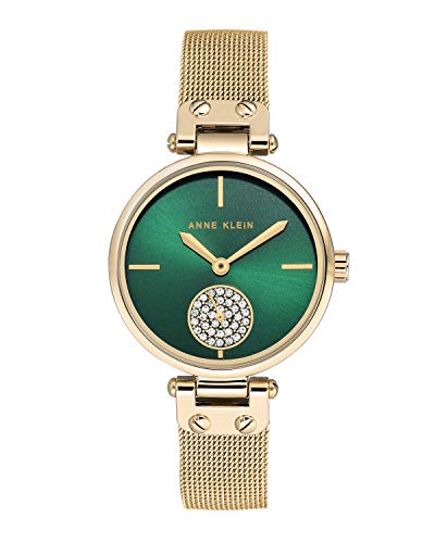Product Image of the Anne Klein Women's Quartz Metal and Stainless Steel Dress Watch, Color:Gold-Toned