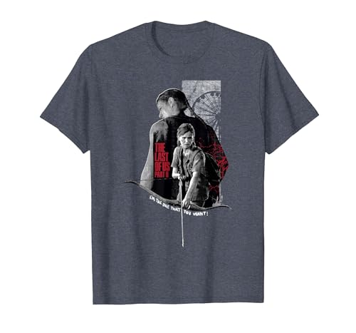 The Last of Us Part II Abby Ellie I'm The One That You Want Maglietta, Uomo, Pervinca, XL