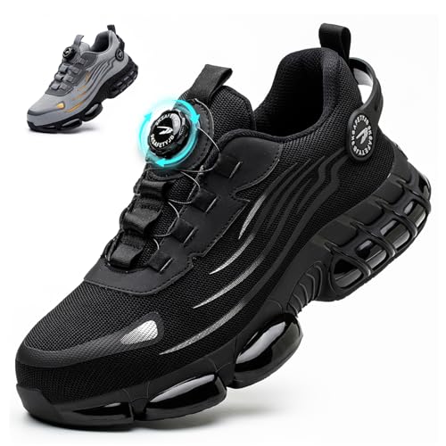 Chaussures de sécurité légères pour l'atelier et le chantier baskets respirantes unisexes