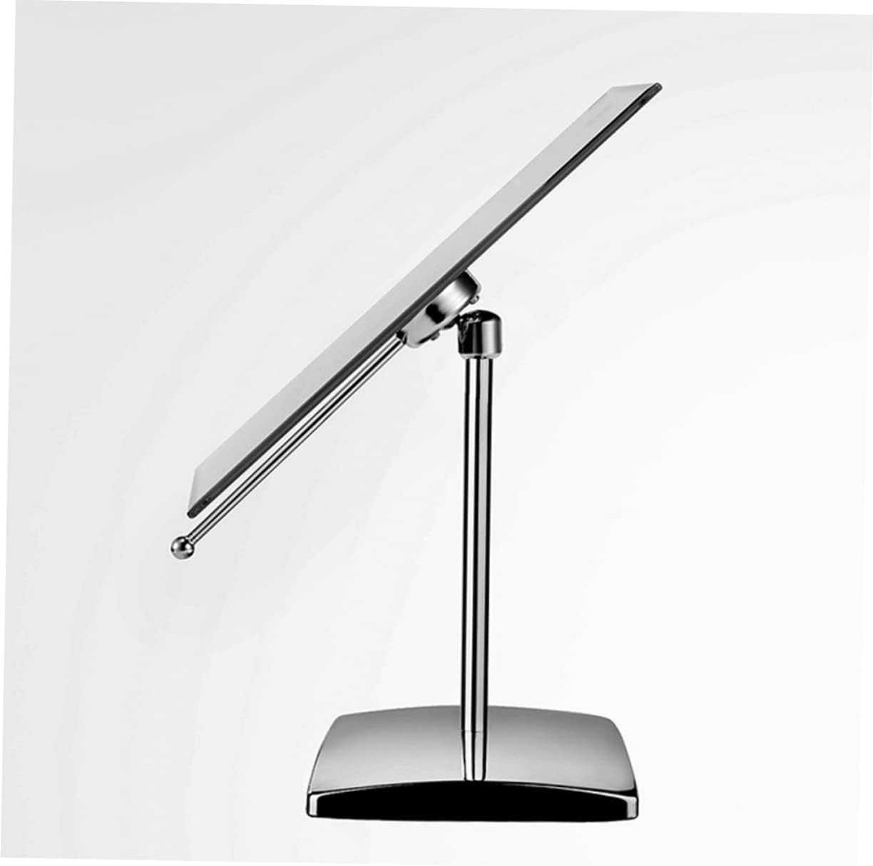 FRCOLOR Square Desktop Makeup Mirror Single-Sided Vanity Mirror for Bedroom Bathroom and Dressing Table Use Sleek Design Material for Daily Makeup Routine