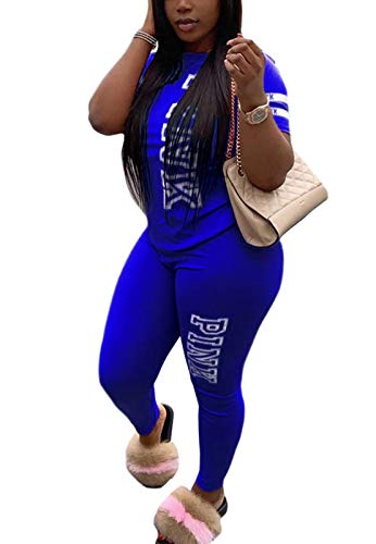 Yeshire Two Piece Outfits for Women - Short Sleeve Tshirt