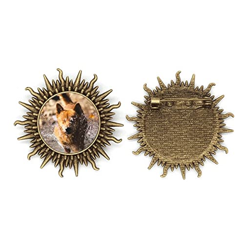 Broche en métal de chien japonais idée cadeau idéal pour passionné