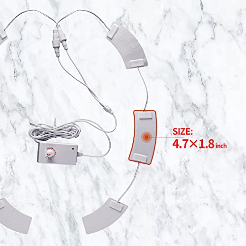 Olydon Heated Toilet Seat Warmer，Waterproof Elongated Heated Sticker, Easy Disassembly And Installation, Universal Fit Toilet Seat Heater #TOP5