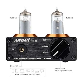 AIYIMA T3 Tube MM préamplificateur Phono préampli HiFi avec Gain préampli Audio stéréo pour Platine Vinyle Phono… - Les Beatles, Paul McCartney, John Lennon, RIngo Starr, George Harrison AIYIMA T3 Tube MM préamplificateur Phono préampli HiFi avec Gain préampli Audio stéréo pour Platine Vinyle Phono… – Image 3