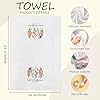 Noaleviax Christian Wildflower Kitchen Towels - Summer Dish Towels for Kitchen, Farmhouse Bible Verse Kitchen Decor, Consider How The Wildflowers Grow Inspirational Hand Towels Dishcloth 16x24 Inch #5