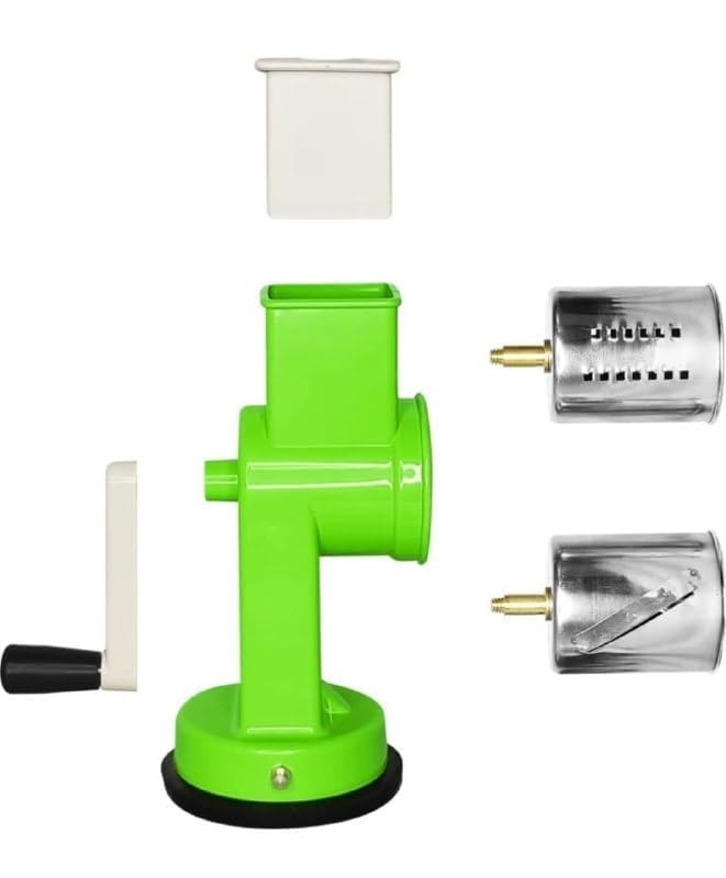 Image of 2-in-1 Badam Slicer & Dry Fruit Grater | Manual Nut & Vegetable Cutter | Stainless Steel Blades | Cheese, Fruits, Almonds, Cashew, Pistachio Chopper | Handheld Multi-Cutter Tool
