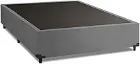 Cama Box Casal 1,38m com 38cm de Altura Suede Prince Cinza