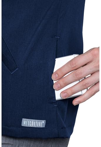 Image of Med Couture Women's Scrub Warm-Up Jacket Raglan with 4 Pockets with Ultra Soft and Durable Fabric - MC7660