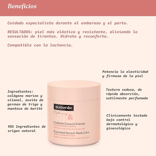 Variante de SUAVINEX crema antiestrias embarazo 400 ml