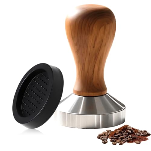 LACHT Tasseur café,Espresso Tamper,51 mm Presse à Café en Acier Inoxydable Espresso Tamper pour Machine à Café