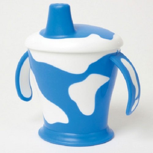 Haberman Anywayup Cow Toddler Cow Cup For 6+ Children, Assorted Colors - 250ml