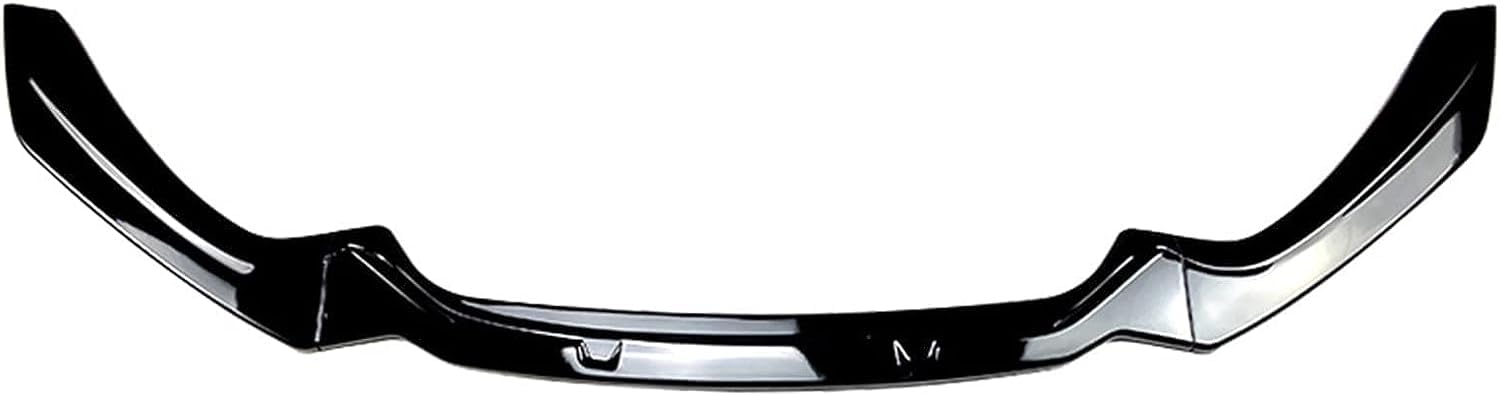 Auto Paraurti Anteriore Spoiler Labbro per BMW 1 Series F20 F21 M-Pack 118i 120i 2015-2019, Anticollisione Anteriore Paraurti Lip Spoiler Labbro Splitter Diffusore,Glossy-Black