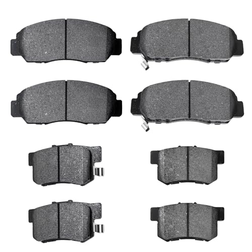 Image of Brake Pads Fit For 2003-2007 Honda Accord V6 | D959 D537 Front Rear for 2003 2004 2005 2006 2007 Honda Accord V6