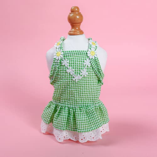 Vestido floral para perro talla L miniatura 3