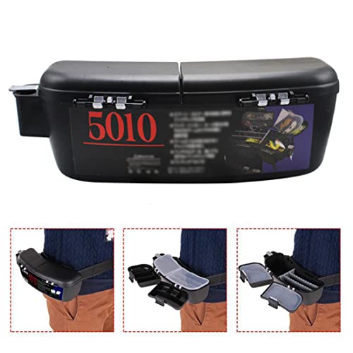 Fishing Waist Bag, Portable Tackle Box Storage Case with Belt, Multifunctional for Lure Baits, Reel, Hook, Outdoor Fishing Gear miniatura 7