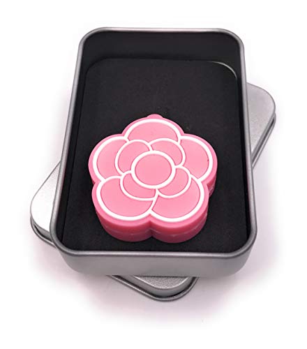Clé USB 3.0 fleur rose 128 Go avec boîte cadeau en aluminium pour offrir