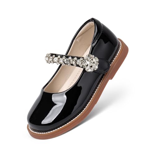 Image of PHIRAMIN Toddler Girl Mary Jane Dress Shoes-Little Girl School Uniform Shoes for Wedding Party
