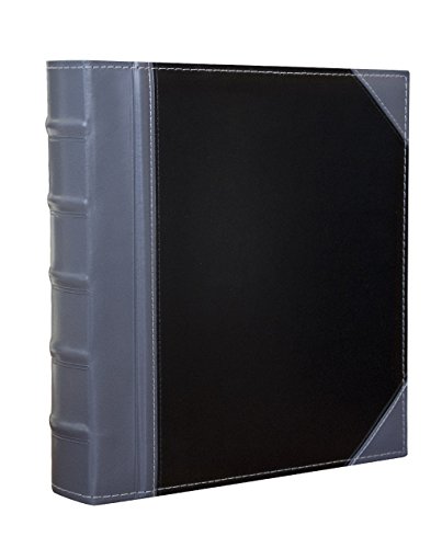 Executive Binder, English Leather 2 Tone with Stitching and Ribbed Spine, Heavy Duty 1.1/2