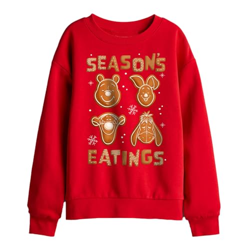 Sweatshirt Winnie the Pooh Disney rouge idée cadeau pour enfant