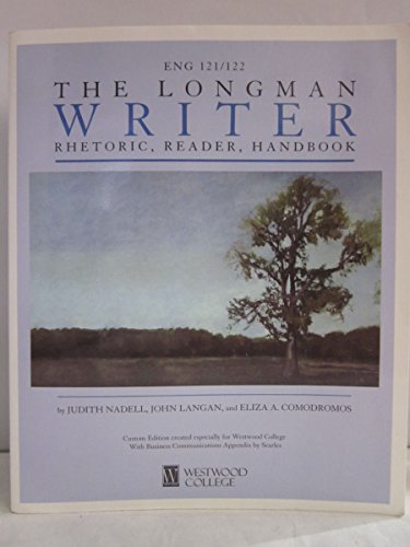 Eng 121/122/The Longman Writer/ Rhetoric, Reade... 0536356955 Book Cover
