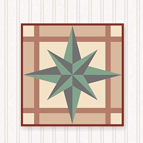 Sign Stuff, Inc. BQ082-05 Barn Quilt - 6 Sizes - Earthtone Colors - Head-Turning Curb Appeal - Premium Quality Lasts for Years & Years (18