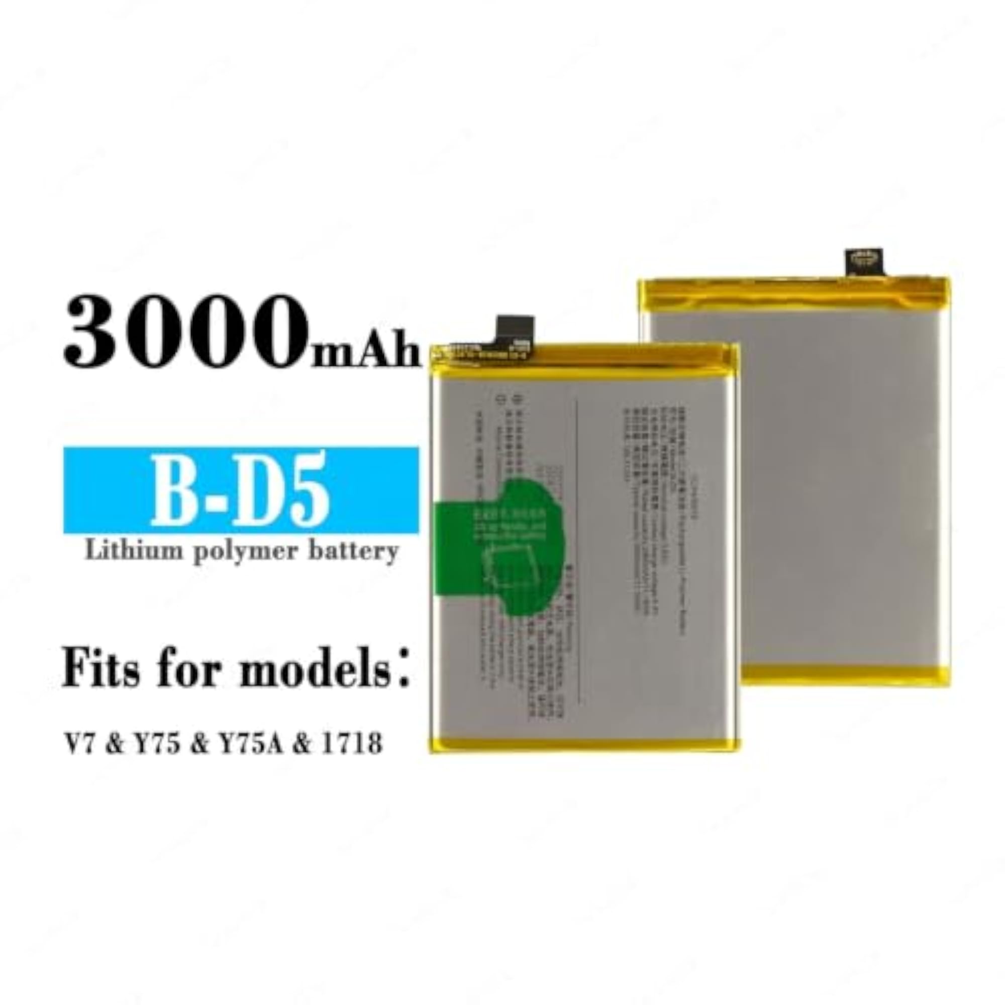 Battery for VIVO V7 - 3000mAh, Grey
