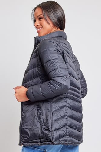 YMI Jeans Women's Winter Reversible Puffer Jacket2