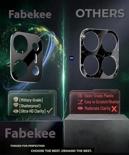 Image of FabeKee Camera Lens Protector Compatible With vivo T5x 5G 9H Tempered Glass, Anti-Scratch, HD Clear, Easy Installation, Ultra-Thin Camera Lens Protection