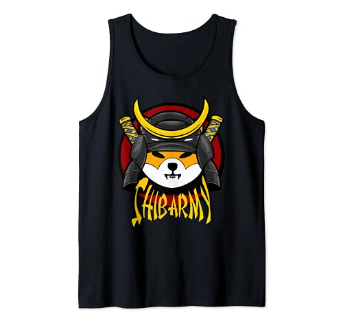 Shib Army Pièce de monnaie Crypto Samurai Shiba Inu Débardeur