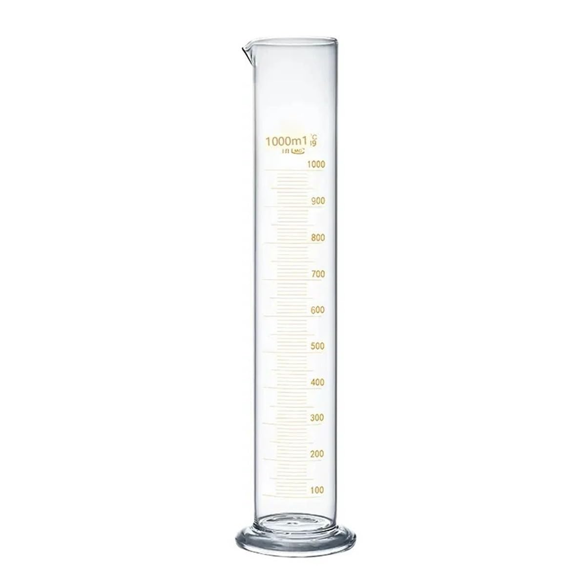 Vetreria da laboratorio Cilindro graduato in vetro senza piombo da laboratorio da 10/20/25/50/100/250/500/1000/2000 ml(500ml)