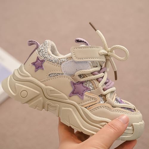 Running Shoes for Girls Kids Sneakers Toddler Breathable Athletic Tennis Shoes Lightweight Comfy Shoes for Girls Size 113