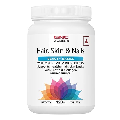 Image of GNC Youthful Radiance Trio | Marine Collagen Powder (Orange 200 gm) | Women's Hair, Skin, and Nails (120 Tablets) + Glutathione (60 Capsules) | Reduces Fine Lines & Wrinkles | Reduces Pigmentation
