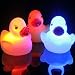 Yellow Ducks Light-Up Bath Toys Flashing Light (3 Pack), Baby Shower Tub Toys Color Changing in Water For Babies Kids