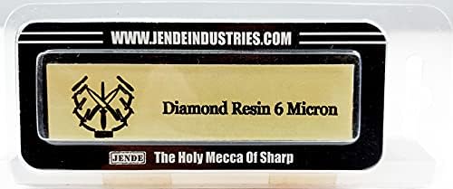 Jende Piedra de afilar de diamante de resina de 1x4 "para afilador KME de 6 micrones (grano 3,000)