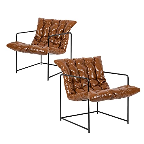 GIA Mid Century Modern Sling Accent Chair for...