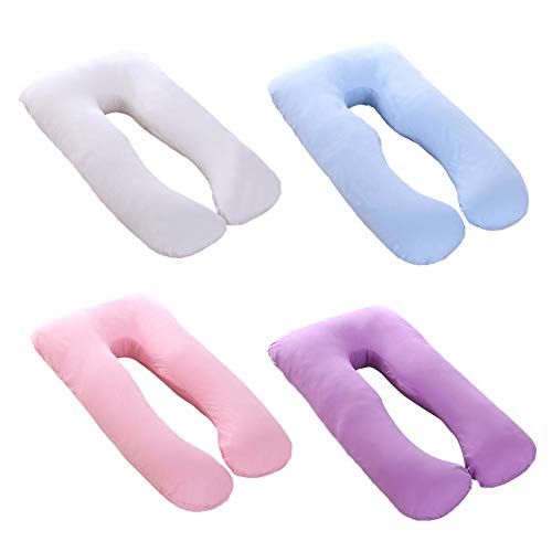 gravidez em forma U, fronha algodão para dormir lateral para mulheres grávidas - alívio da dor nas c