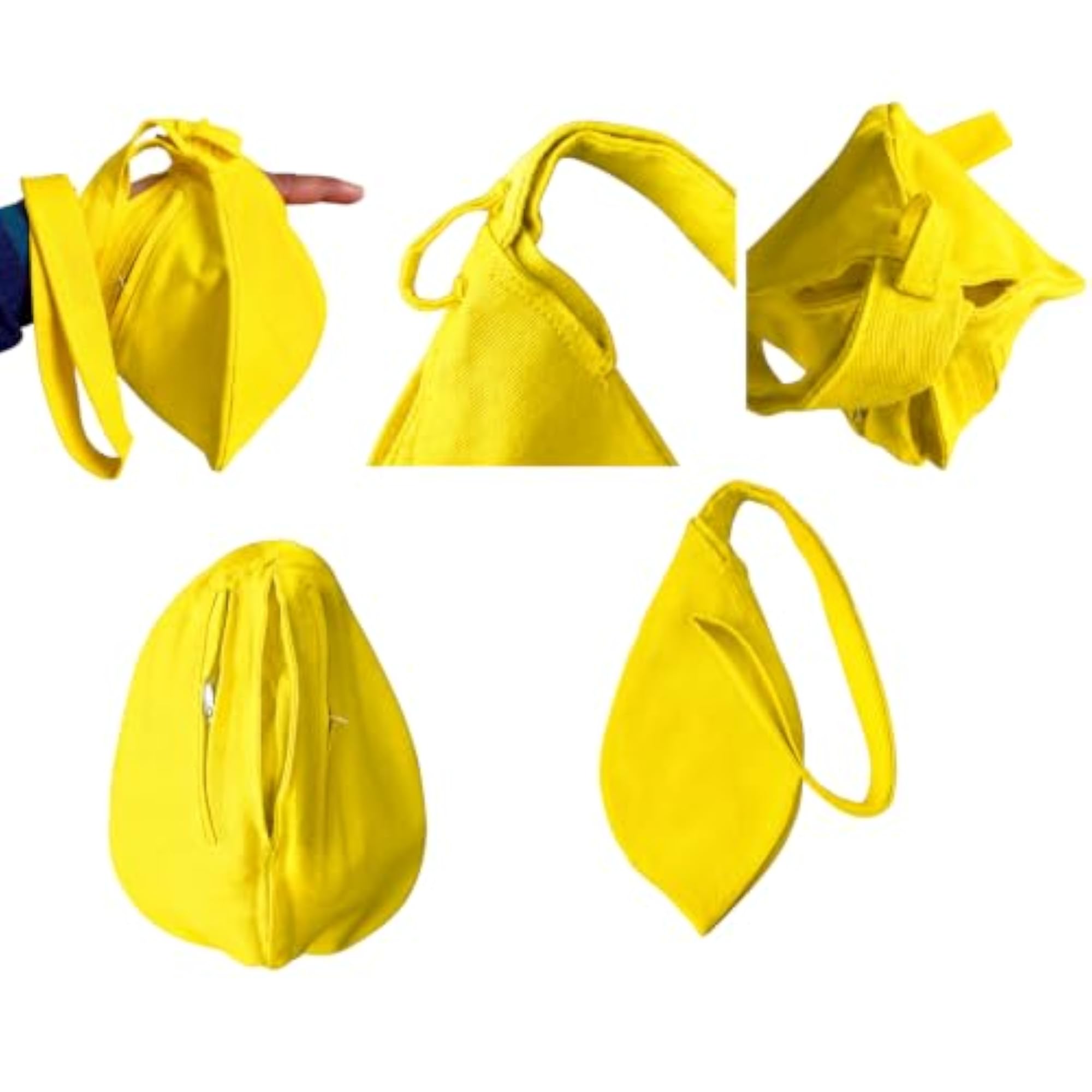 Yellow Jaap Mala with Sakshi Mala & Keychain, Chanting Bag Combo