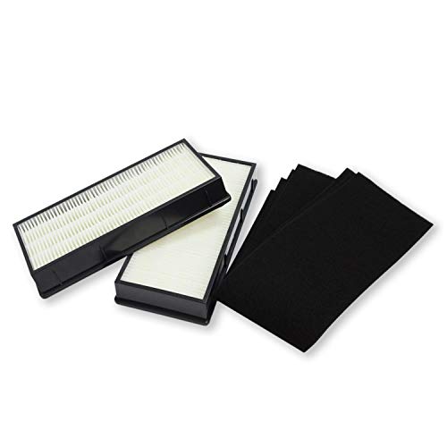 PUREBURG 1183900 Replacement Filter Set Compatible with Whirlpoo APT30010M APT40010R APT42010M APT50010M APMT2001M Air Purifiers,2-Pack H13 True HEPA